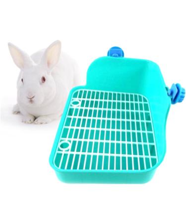 Housoutil Hamster Bedding Hamster Potty Trainer Square Tray Lacework Potty Trainer Cage Chinchilla Pet Rabbit medium Green - Buy Online on GoSupps.com
