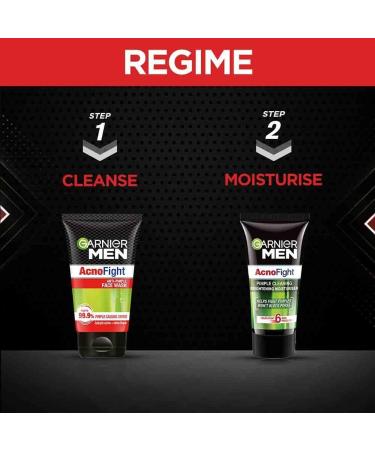 Garnier Men Acno Fight Pimple Clearing Whitening Cream Helps Fight 6 Skin Problems 45 Gram - Buy Online on GoSupps.com