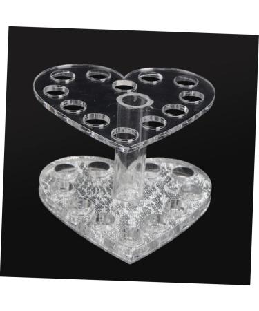 FOMIYES 6 Pcs Nail Art Heart Pen Holder Eyeliner Pencil Eyeliner Holder Makeup Brush Holder Bracket Acrylic 8.7X8.5X6.8cmx3pcs Assorted Colorx3pcs - Buy Online on GoSupps.com