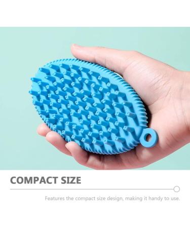 Soft Silicone Toddler Scalp Massage Pad Set - 3pcs | Gentle Bath Shampoo Scrubber for Children | Parent-Child Bonding Bath Care Tool - Buy Online on GoSupps.com
