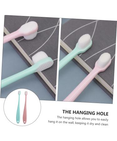 FRCOLOR 2pcs Infant Toothbrush Set - Baby Tooth Cleaner | Perfect Baby Shower Gift - Buy Online on GoSupps.com