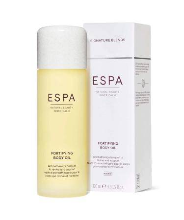 ESPA Fortifying Bath & Body Oil 100ml - Eucalyptus Tea Tree Ashwagandha & Magnesium | International Shipping Available - Buy Online on GoSupps.com