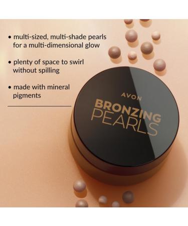 Avon Bronzing Pearls Medium Tan - Multi-Sized Mineral Pigments for a Multi-Dimensional Glow - 28g - Buy Online on GoSupps.com