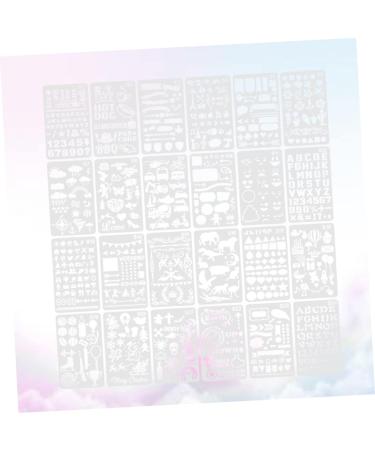 Lurrose Hollow Painting Template 48 Pcs Painting Template Kids Drawing Templates Hollow Lace Ruler Child Drawing Template - Buy Online on GoSupps.com