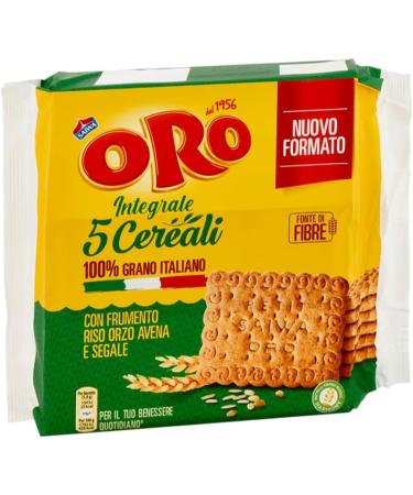  CAIYA 6 x Gold Saiwa 5 Cereal Whole Flour Biscuit with Wheat Rice Barley Oats and Signal 420g - New Format 6 Packs  - Buy Online on GoSupps.com