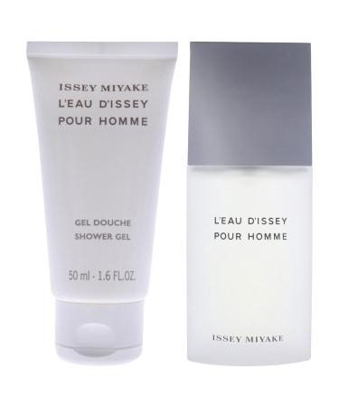 Issey Miyake Leau Dissey 2.5oz EDT Spray 1.6oz Shower Gel Men 2 Pc Gift Set - Buy Online on GoSupps.com