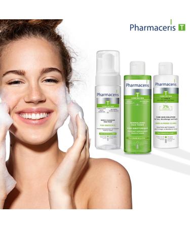 Pharmaceris T-Zone Cleansing Foam for Oily Skin | Restores Hydro-Balance | 5.0 oz - Best for Post-Acne Treatment - Buy Online on GoSupps.com