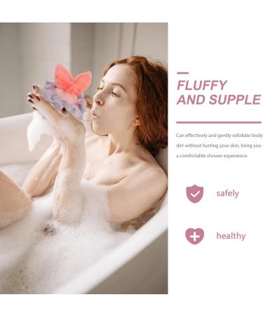 2pcs Exfoliating Bath Ball Set - Loofah Body Scrubber & Shower Sponge for Superior Bathing - Ideal Bathing Supplies for Ultimate Skin Care - Buy Online on GoSupps.com