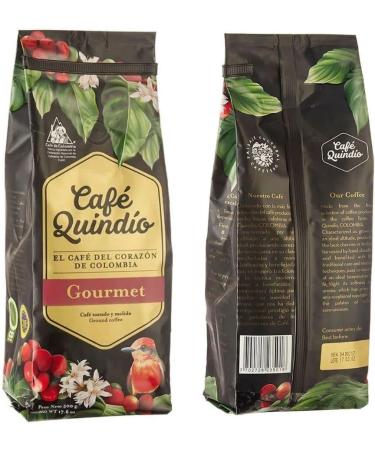 Quindio Bean Cafe Quindio Gourmet Whole bean Coffee 2 pack (500gr - 17.6oz) Cafe en grano Whole Bean 100% Colombian Arabica Coffee Artisanal Cultivation Single Estate Coffee - Buy Online on GoSupps.com