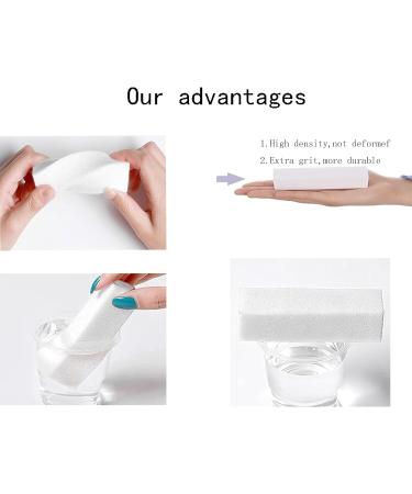 12 Piece Nail Buffer Blocks White Buffer Sanding Block Professional Nail Files Nail Buffer Manicure Pedicure Tools for Home and Salon Use Shaping and Buffing Nail Manicure Care - Buy Online on GoSupps.com
