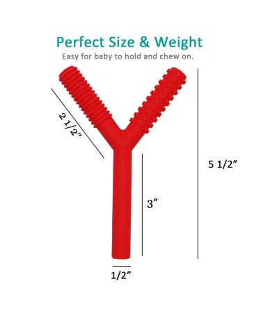 6 Pack Baby Teething Toys for 6-12 Months + 3 Pack Y Shape Teether Toy Set - Buy Online on GoSupps.com