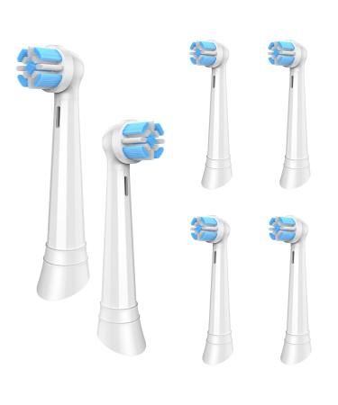 Spacever plug -in toothbrush 6 Series compatible with oral B io 3/4/5/6/7/9/9/10 Series toothbrush electrical attachments powerful cleaning toothbrush heads