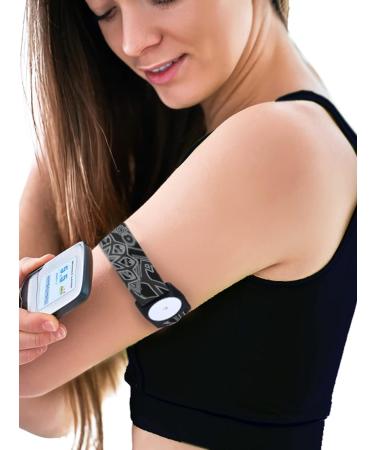 Dia-Style Elastic Armband for Freestyle Libre 2 - CGM Blood Glucose Sensor Fixation Strap (Size L 29-38 cm) - International Shipping Available - Buy Online on GoSupps.com