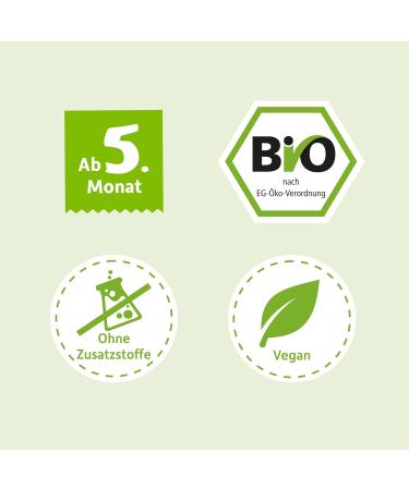 Freche Freunde Organic Pear & Banana Baby Porridge (6 x 190g) | Perfect for Babies 5 Months+ - Buy Online on GoSupps.com