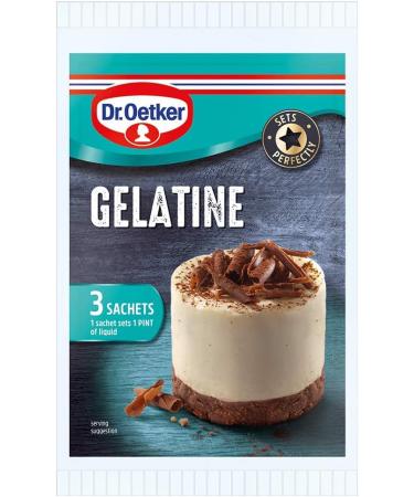 Dr. Oetker Gelatine Sachet 3x12g - 36g Pack | High-Quality Gelatine Mix - Buy Online on GoSupps.com