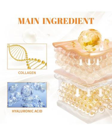 dijiusidy Collagen Soluble Film Eye Patches Anti-aging Hyaluronic Moisturizing Firming Eye Masks Anti-Wrinkle Removal Gel Patch - Buy Online on GoSupps.com