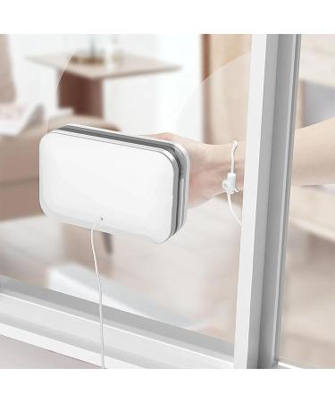 Magnetic Window Cleaner Glass Wiper | Double Side Magnetic Glass Brush | Window Glass Wiper Glider Magnetic Washing Brush Tools With Safety Rope Strong Magnetic Window Cleaning Tools - Buy Online on GoSupps.com