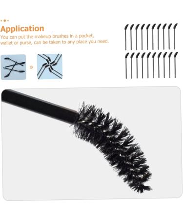 Ipetboom 200 Pcs Elbow Mascara Brush Accessories for Teen Girls Makeup Mascara Makeup Travel 9.7x0.6cmx4pcs Blackx4pcs - Buy Online on GoSupps.com