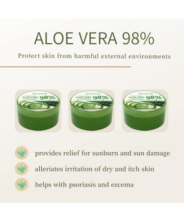 KPI Aloe Vera 98% Soothing Gel Jar Type - Moisture Aloe Vera Gel - 3 Packs - Buy Online on GoSupps.com