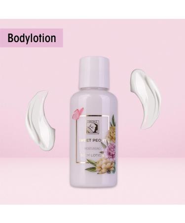 Accentra Sweet Peony Shower Set - Women's Gift Set in Elegant Box | Perfect for Valentine's Day Mother's Day & Christmas | 2-Part Care Set with Shower Gel & Body Lotion - Buy Online on GoSupps.com