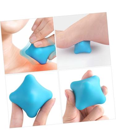 Healeved Silicone Massage Globe - Hand & Foot Massage Balls for Relaxation & Training | 5.7cm Blue - Buy Online on GoSupps.com