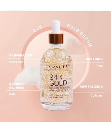 SpaLife Nourishing Anti-Aging Gold & Silver Serums - 110 ML (3.7 oz) - Buy Online on GoSupps.com