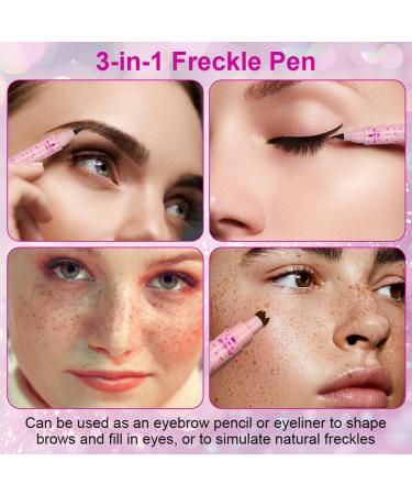 LOPHE Freckle Pen Dual Function Clear Natural Spots Waterproof Easy to Apply 22ml 1 Clear Function - Buy Online on GoSupps.com