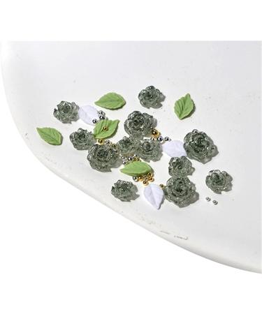 3D Flower Nail Steel Beads Leaf Nails Art Nails Art Decorations Nails Art Supplies for Acrylic Nails 3D Flower Nail Leaf Nails Art Steel Beads Nails Art Decorations - Buy Online on GoSupps.com