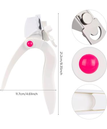 UNbit Nail Clipper Professional Nail Art Clipper Nail Edge Trimmer Art U Shape False Tips Edge Cutters Manicure Stainless Steel Nail Art Tools - Buy Online on GoSupps.com