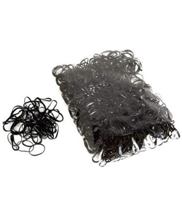 LZIYAN Rubber Bands Hair Band Disposable Elastic Hair Ring Tie Ponytail Holder Black