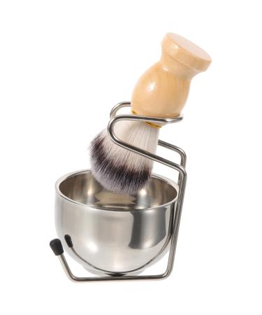 Healeved 1 set of razor must contain shaving accessories shaving wood accessories important beauty tools care set for men metal tools manual hairbrush cosmetics set household