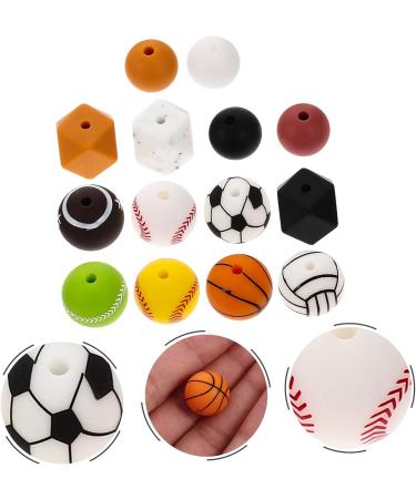 COHEALI 880 Pcs Silicone Bead Kit for Baby Necklace and Jewelry DIY - Hexagon and Round Beads for Teething and Pacifier Clip - As Shown - Buy Online on GoSupps.com