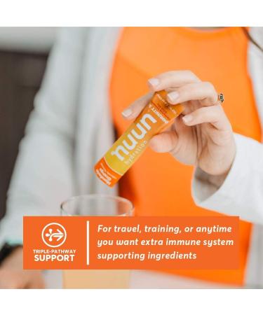 Nuun Immunity3 Electrolyte Powder: Elderberry, Vitamins, Prebiotics, Zinc - 14 Pack - Buy Online on GoSupps.com
