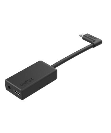 GoPro Pro 3.5mm Mic Adapter for (HERO8 Black/HERO7 Black/HERO6 Black/HERO5 Black) - Official GoPro Accessory