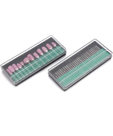 Long Usability Pedicure Bit Nail Drill Bits Easy To Use Exquisite Craftsmanship for Home Beauty Salon Salon Shop Manicure Store(12+30 set) - Buy Online on GoSupps.com
