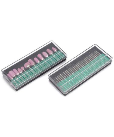 Exquisite Nail Drill Set - 12+30 Pedicure Bits for Home Beauty Salon | Durable Craftsmanship - Buy Online on GoSupps.com