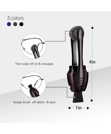 Premium 3pc Eyeglass Cleaner Set | Scratch Remover & Portable Microfiber Technology for Effortless Lens Care - Buy Online on GoSupps.com