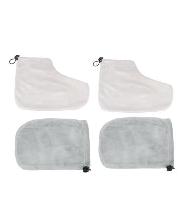2paires Cire Pour Bain De Paraffine Lot Protections Pour Mains Utilisation Spa Et Maison