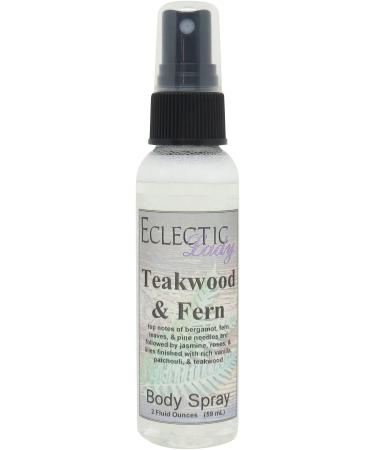 Teakwood and Fern Body Spray 8 ounces Body Mist for Women with Clean Light & Gentle Fragrance Long Lasting Perfume with Comforting Scent for Men & Women Cologne with Soft Subtle Aroma For Daily 8 Fluid Ounces
