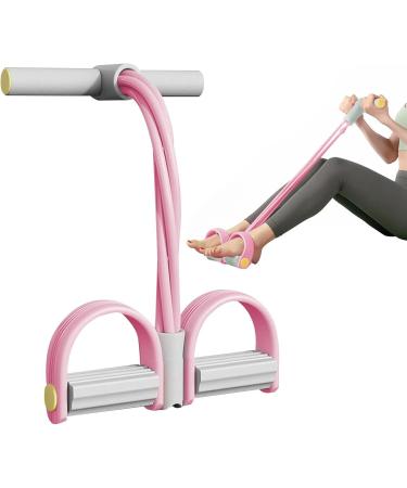 Pedal Resistance Band | Multifunction Tension Rope 6-Tube Elastic Yoga Pedal Puller Trainer EZ Workout Women Tension Rope Ankle Puller for Abdomen/Arm/Leg Stretching Slimming Training - Buy Online on GoSupps.com