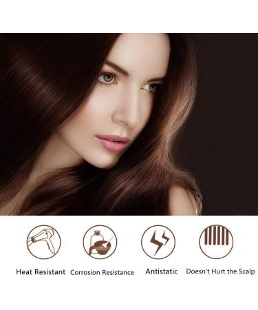 Nicoone Professional Hair Combs Aviation Aluminum Metal Cutting Comb Hairdressing Comb Salon Comb Master Barber Comb for Cutting and Hair Styling (8.4x1in Gold) 1 Count (Pack of 1) Gold - Buy Online on GoSupps.com