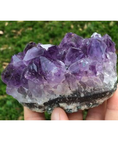Natural Crystal Rough 150g Natural Amethyst Beautiful Purple Quartz Geode Crystal Cluster Specimen - Buy Online on GoSupps.com