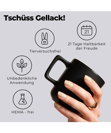 Original Miss Sophie UV Gel Nail Foils - Soft Touch 20 Stripes in Caf au Lait for Perfect Finger & Toenail Polish International Shipping - Buy Online on GoSupps.com