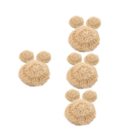 NOLITOY 12 Pcs Cleaning Bath Ball Bath Scrubber Convenient Body Scrubbers Bath Sponge Comfortable Body Scrubbers Natural Esponja para Ba arse African Net Sponge Portable Bath Wipe Sisal