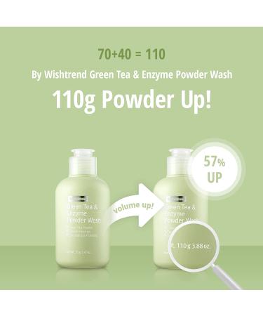 [BY WISHTREND] Green Tea & Enzyme Powder Wash - Low pH Scrub Cleanser for Antioxidation & Purification - 3.88 oz - Buy Online on GoSupps.com