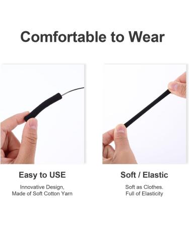 Buy Wllhyf 3 Pairs Soft Elastic Knitted Cotton Glasses Ear Pillows | Anti-Slip Covers for Reading Glasses & Sunglasses - International Shipping Available - Buy Online on GoSupps.com