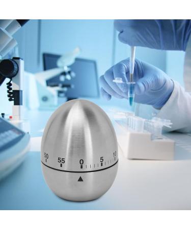 Verdingly Stainless Steel Egg-Shaped Mechanical Rotating Timer | Kitchen & Sauna Use | Clear Scale & Memory Feature - Buy Online on GoSupps.com