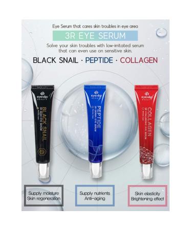 Eyenlip Peptide 3R Derma Eye Serum 25ml - Anti-Aging Formula for Brighter Eyes - Buy Online on GoSupps.com