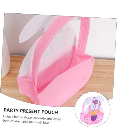 HOMSFOU 2 Pcs Rabbit Gift Bag Party Gift Containers Easter Door Decorations Easter Bags for Kids Easter Goodie Bags Candy Containers Easter Gift Bags Child Cloth Modeling Gift Box - Buy Online on GoSupps.com