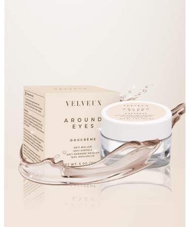 VelveUx Eye Cream Anti-Wrinkle & Dark Circle Treatment | 100% Natural with Argan Oil & Vitamin E | Refreshing 15ml Eye Cream for Bags & Puffiness - Buy Online on GoSupps.com
